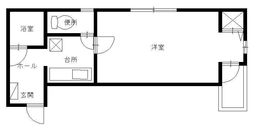 大福マンション三吉の物件間取画像