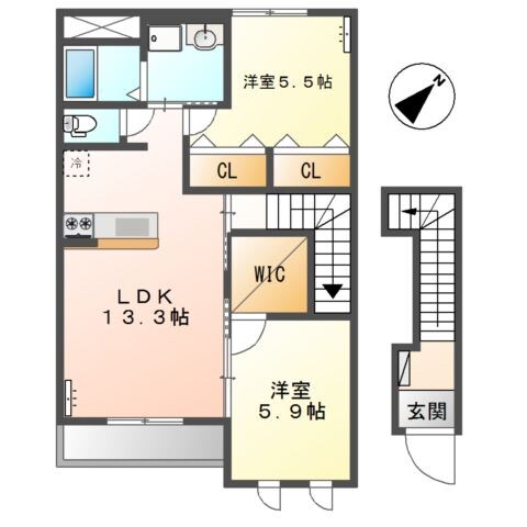 エスプアールの物件間取画像