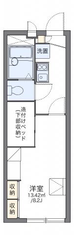 レオパレスフクチの物件間取画像