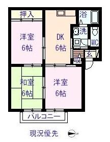 ベルファミールの物件間取画像