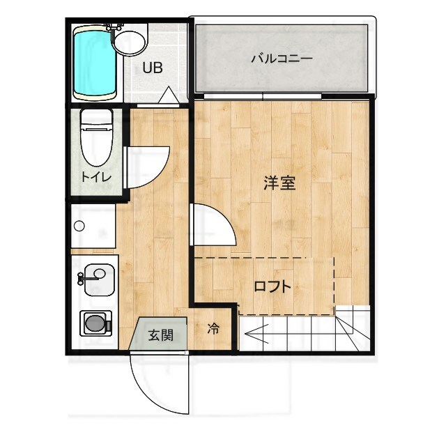 コーポエンリッチの物件間取画像