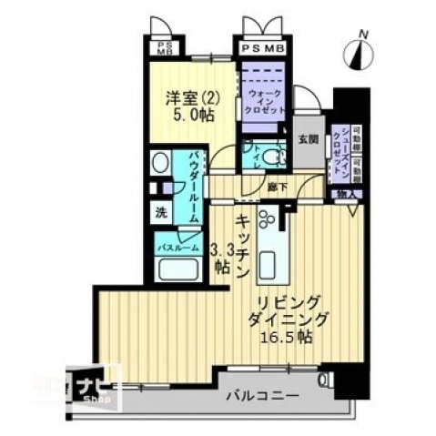 アルファゲートタワー福山駅前の物件間取画像