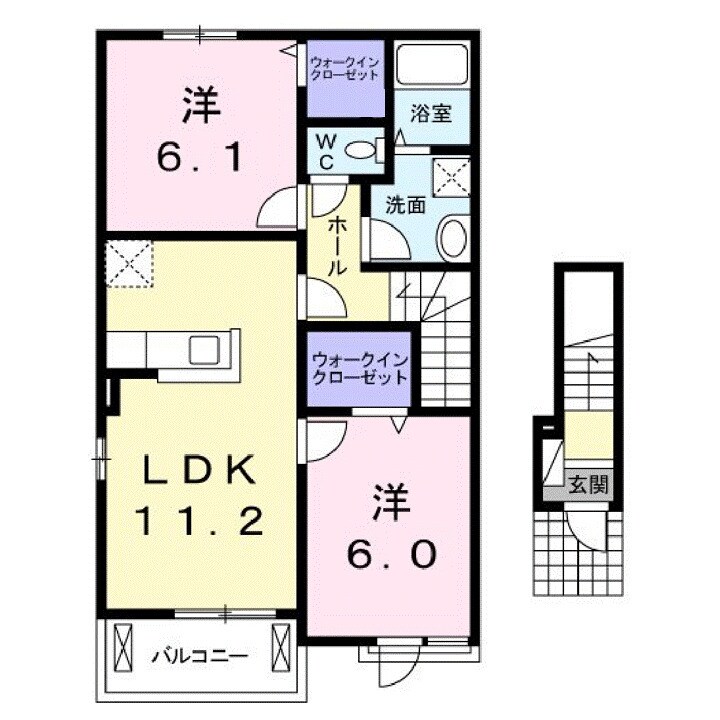 フォレットＢの物件間取画像