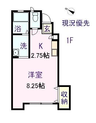 ジュネス高須の物件間取画像