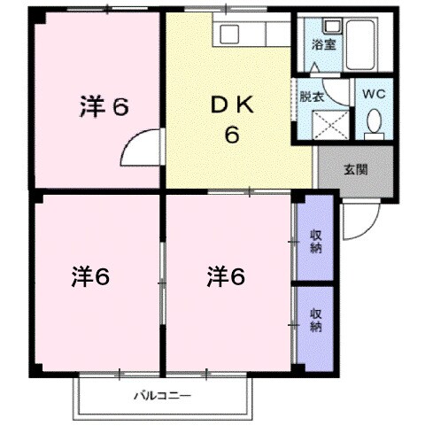 コーポラスしげまさの物件間取画像