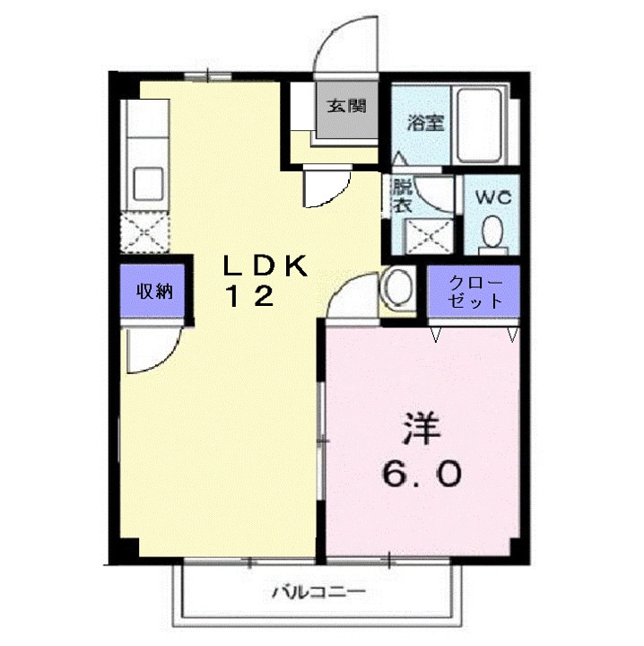 レグルスＢの物件間取画像