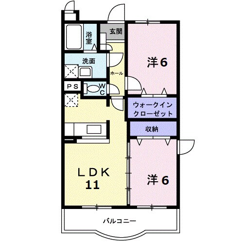 アメニティ三恵の物件間取画像