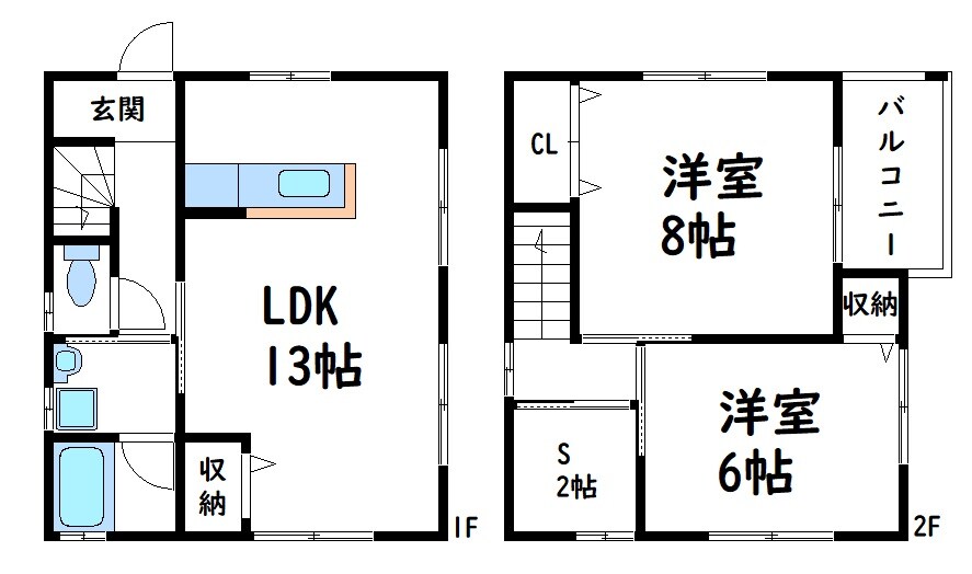 プランドール加茂の物件間取画像