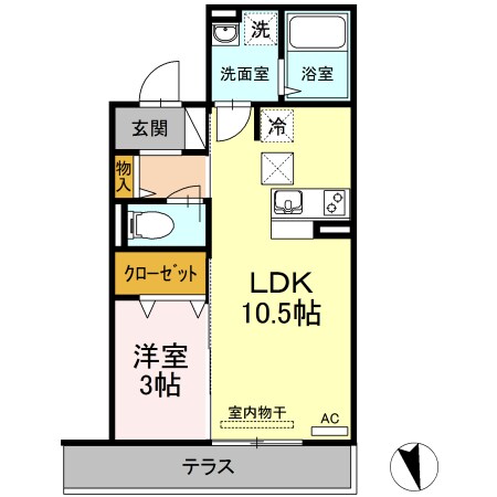 ISOKAZEの物件間取画像