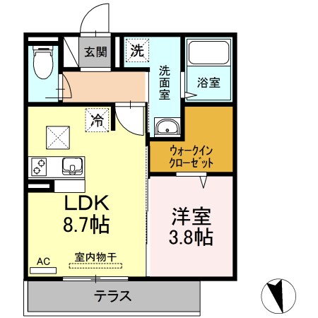 ISOKAZEの物件間取画像