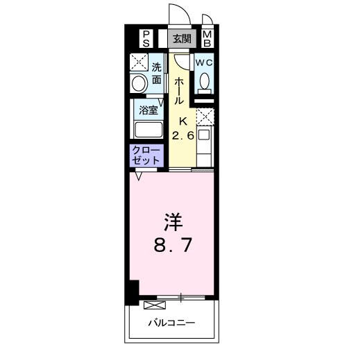 エスパシオ南蔵王の物件間取画像
