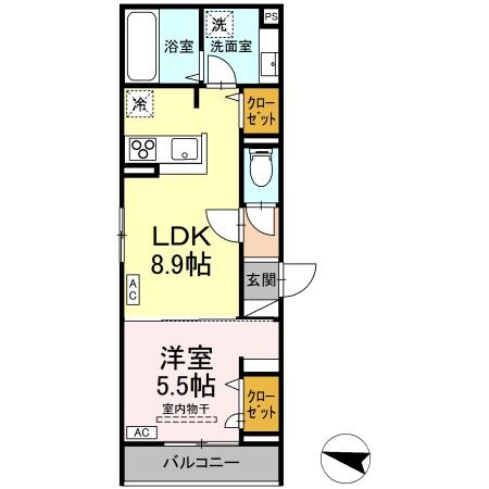 メラヴィリア西町の物件間取画像