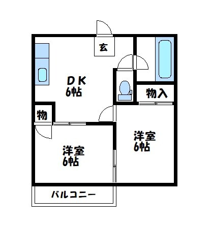 ストークハイツの物件間取画像