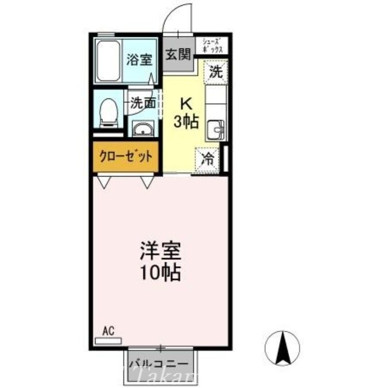 春日川駅 徒歩28分 2階の物件間取画像