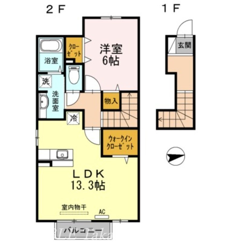 太田駅 徒歩24分 2階の物件間取画像