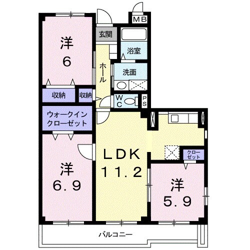 ＡＮＮＥＸーⅡの物件間取画像