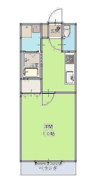 コンフォート昭和町の物件間取画像