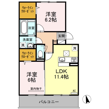 レジアスの物件間取画像