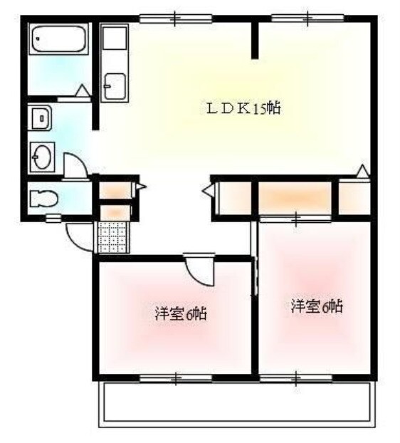 サンライフ原田　B棟の物件間取画像