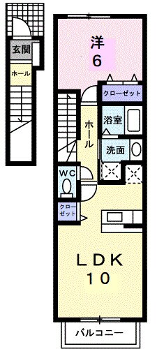 アベンシス５の物件間取画像