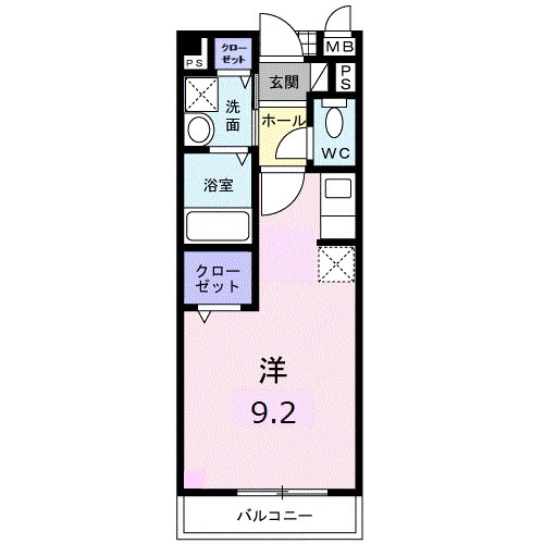 木太東口駅 徒歩11分 2階の物件間取画像