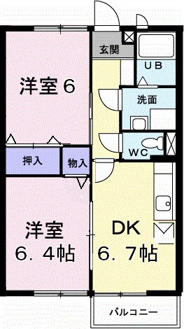 坂出駅 徒歩29分 2階の物件間取画像