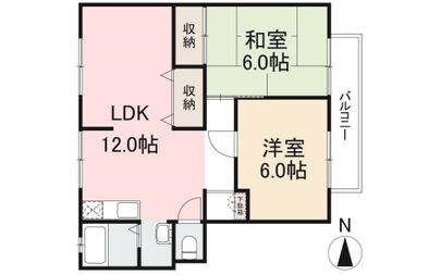 サンライフ川西の物件間取画像