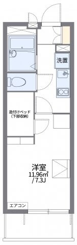 レオパレスＣＨＩ　ＹＯの物件間取画像