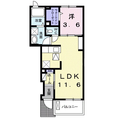 木太東口駅 徒歩10分 1階の物件間取画像