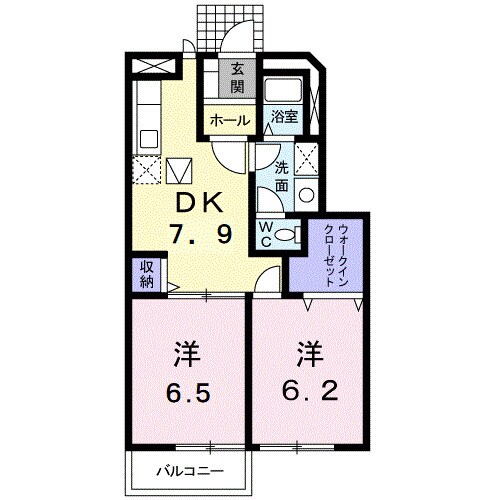 丸亀駅 バス17分  土器団地下車：停歩3分 1階の物件間取画像