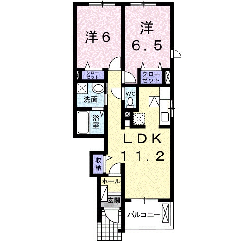 プリートアルバⅠの物件間取画像