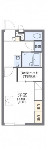 潟元駅 徒歩12分 1階の物件間取画像