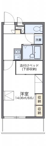 レオパレスアリシアの物件間取画像