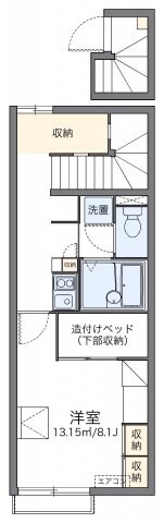 レオパレスＬａｄｙ　ＧｒａｙⅡの物件間取画像