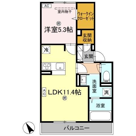 松島二丁目駅 徒歩4分 2階の物件間取画像