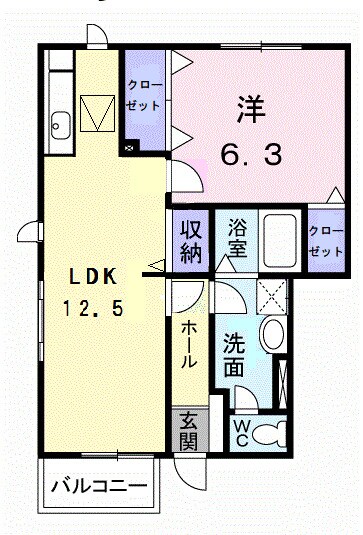 国分駅 徒歩11分 1階の物件間取画像