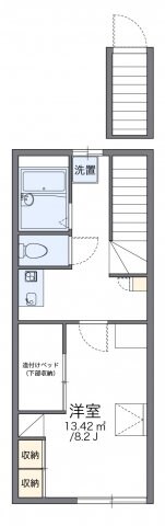 元山駅 徒歩24分 2階の物件間取画像