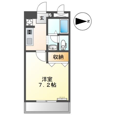 クレインコートの物件間取画像