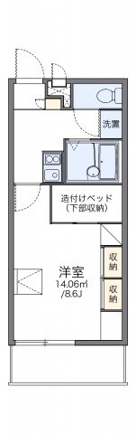 瓦町駅 バス14分  西はぜ下車：停歩4分 2階の物件間取画像