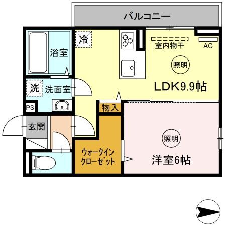 ジェネラスの物件間取画像