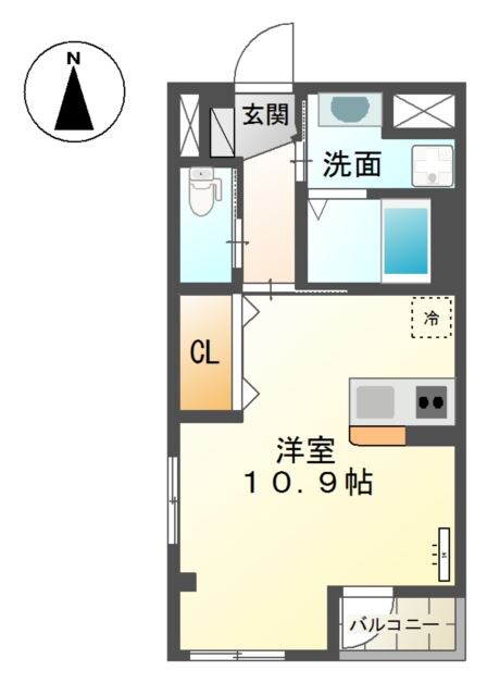 坂出駅 徒歩3分 2階の物件間取画像