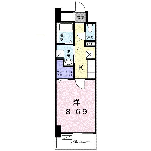 クラール上福岡の物件間取画像