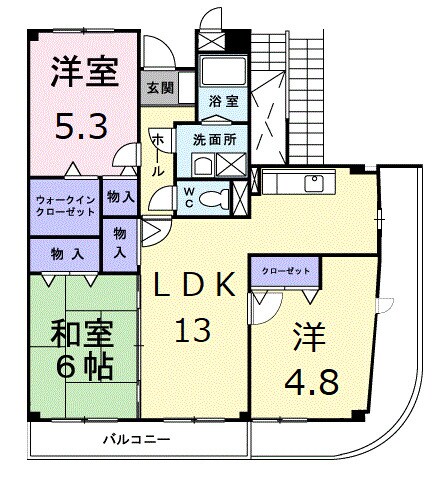 潟元駅 徒歩11分 7階の物件間取画像