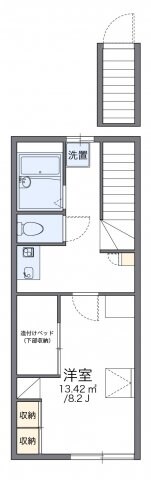 香西駅 徒歩17分 2階の物件間取画像