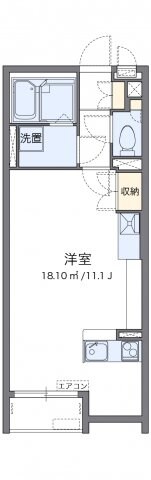 伏石駅 徒歩6分 1階の物件間取画像