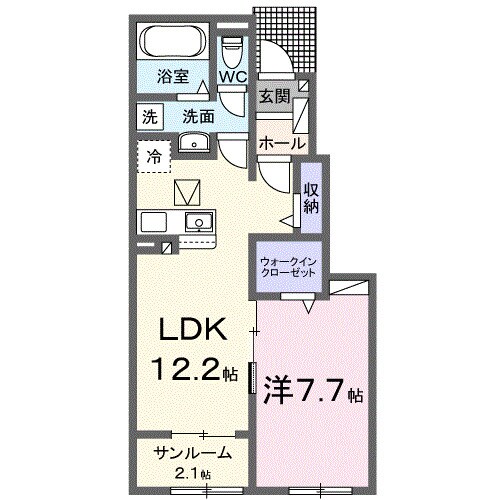 太田駅 徒歩6分 1階の物件間取画像