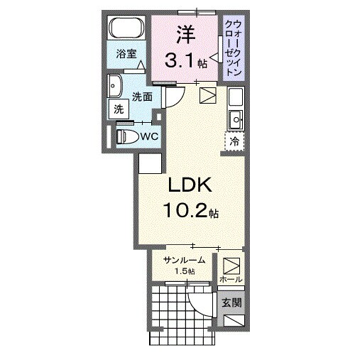 太田駅 徒歩6分 1階の物件間取画像