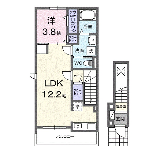 太田駅 徒歩6分 2階の物件間取画像