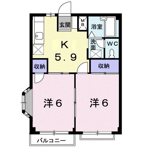 エルディムレイの物件間取画像