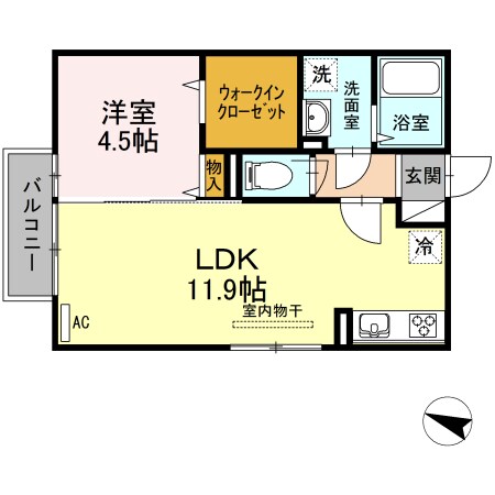 アヴァンサール　優の物件間取画像